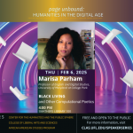 Upcoming Event: Page Unbound: Black Living and Other Computational Poetics