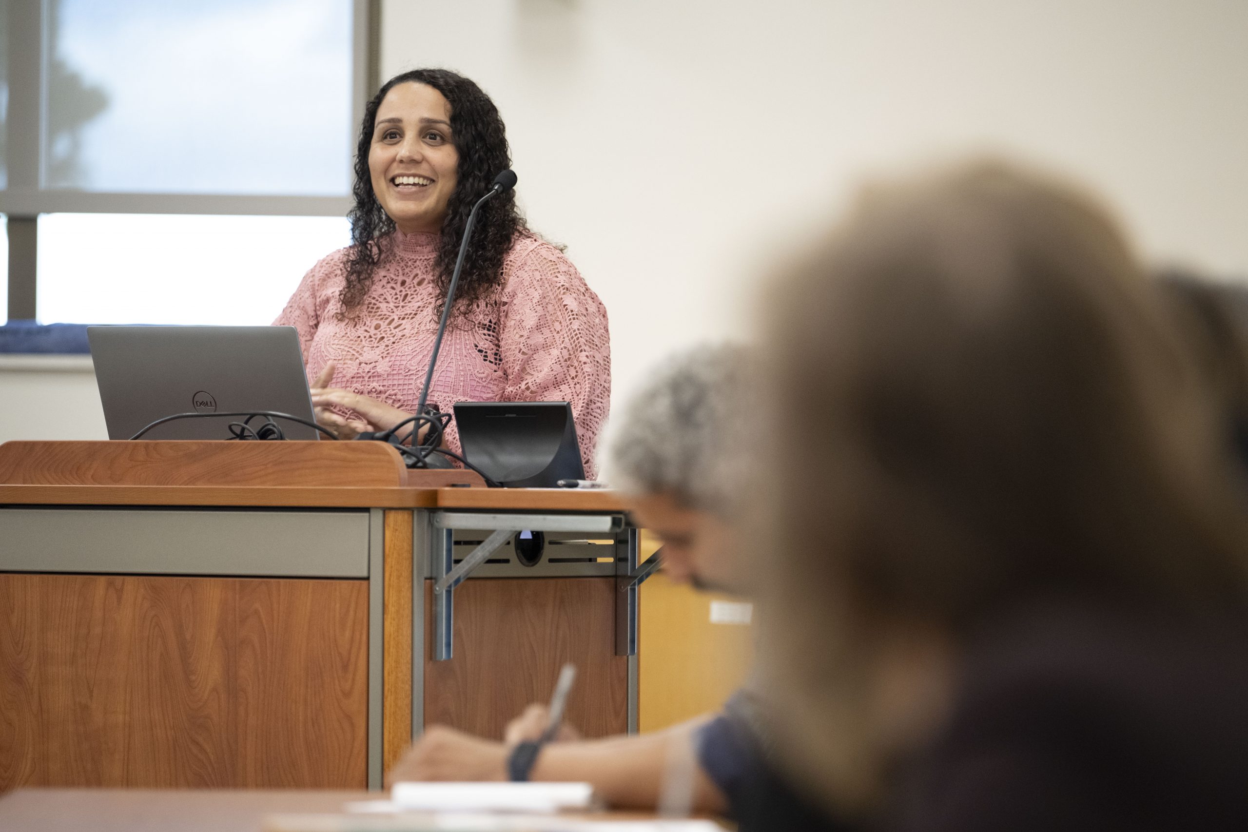 Dr. Alyssa P. Cole gives the 2024 Alyce Hunley Whayne lecture