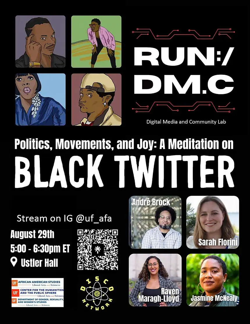 Politics, Movement, and Joy: A Meditation on Black Twitter Flyer in Black