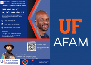 Upcoming Event: Fireside Chate with Bomani Jones